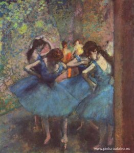 Bailarines en azul Bailarines en azul