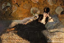 La dama de los abanicos, Retrato de Nina de Callias La dama de los abanicos, Retrato de Nina de Callias