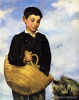 un niño con un perro un niño con un perro