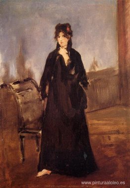 Mujer joven con zapato rosa (Retrato de Berthe Morisot) Mujer joven con zapato rosa (Retrato de Berthe Morisot)