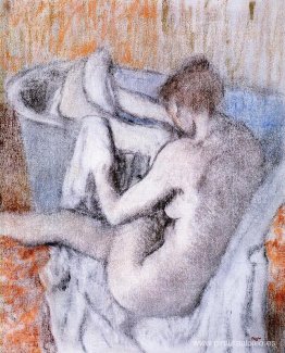 El toilette después del baño El toilette después del baño
