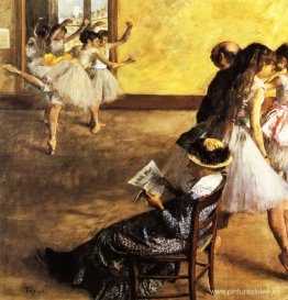 Clase de ballet, salón de baile. Clase de ballet, salón de baile.