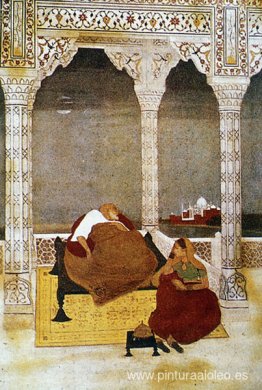 El fallecimiento de Shah Jahan El fallecimiento de Shah Jahan