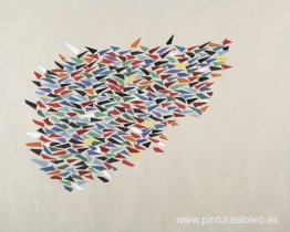 Formas de color en gris Formas de color en gris