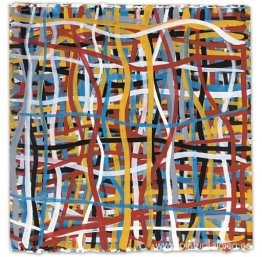 Bandas irregulares verticales y horizontales de color superpuest Bandas irregulares verticales y horizontales de color superpuest