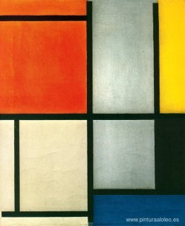 Tableau 3 con naranja: rojo, amarillo, negro, azul y gris Tableau 3 con naranja: rojo, amarillo, negro, azul y gris