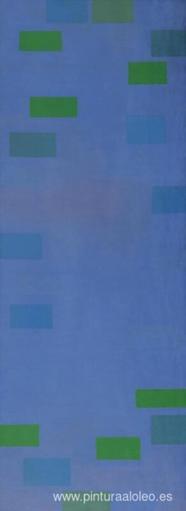 Pintura abstracta, azul Pintura abstracta, azul