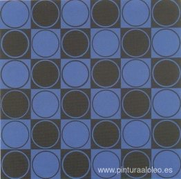 Cuadrado azul y negro Cuadrado azul y negro