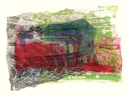 Impresión collage en tipo mono Impresión collage en tipo mono