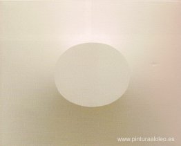 Superficie blanca con ovalo positivo Superficie blanca con ovalo positivo