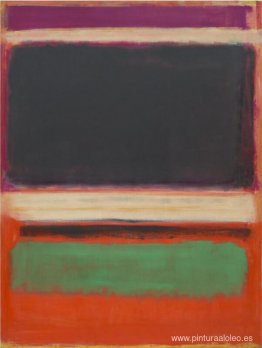 No.3/No.13 (Magenta, Negro, Verde sobre Naranja) No.3/No.13 (Magenta, Negro, Verde sobre Naranja)