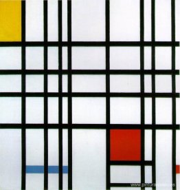 Composición con rojo, amarillo y azul. Composición con rojo, amarillo y azul.