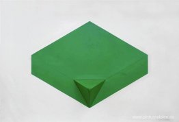 Caja, esquina verde Caja, esquina verde