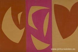 Tríptico ocre-violeta-rojo Tríptico ocre-violeta-rojo