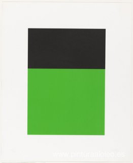 Negro-Verde de la Serie de Diez Litografías Negro-Verde de la Serie de Diez Litografías