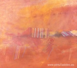 Pintura de línea naranja Pintura de línea naranja