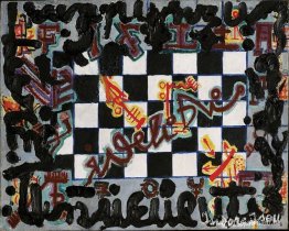 Tablero de ajedrez bordado 42 Tablero de ajedrez bordado 42