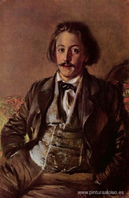 Retrato de Paul Johann Ludwig von Heyse Retrato de Paul Johann Ludwig von Heyse