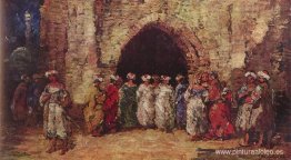 escena oriental escena oriental