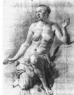 Estudio de un desnudo femenino Estudio de un desnudo femenino