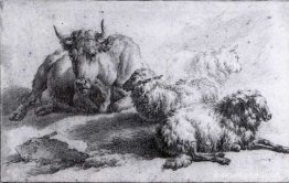 Una vaca y tres ovejas Una vaca y tres ovejas