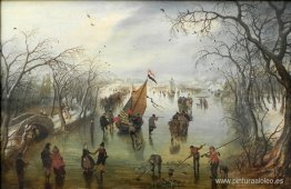 Escena de invierno Escena de invierno