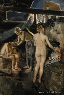 en la sauna en la sauna