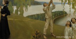 Primavera, estudio para los frescos del Mausoleo de Jusélius Primavera, estudio para los frescos del Mausoleo de Jusélius