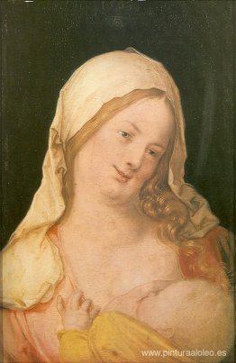 Virgen amamantando al niño Virgen amamantando al niño