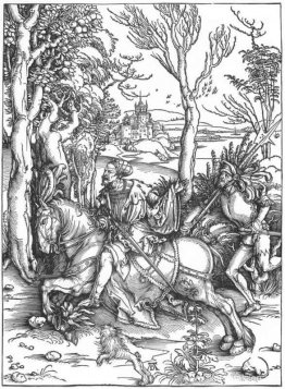 El caballero y el Landsknecht El caballero y el Landsknecht