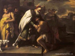 La parábola del hijo pródigo. Recibido en casa por su padre La parábola del hijo pródigo. Recibido en casa por su padre