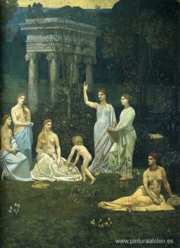 El Bosque Sagrado apreciado por las artes y las musas (detalle) El Bosque Sagrado apreciado por las artes y las musas (detalle)