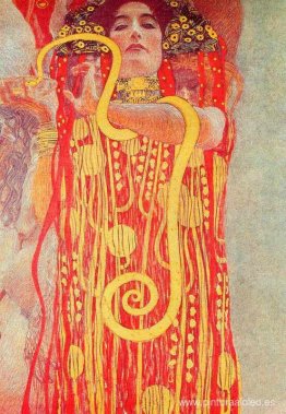 Pinturas del techo de la Universidad de Viena (Medicina), detall Pinturas del techo de la Universidad de Viena (Medicina), detall