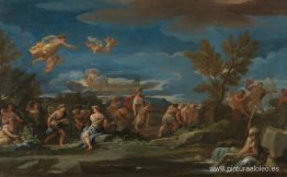 Escena Mitológica de la Agricultura Escena Mitológica de la Agricultura