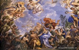 Techo decorativo (detalle) en el Palazzo Medici Riccardi Techo decorativo (detalle) en el Palazzo Medici Riccardi