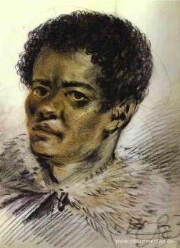 Retrato de un negro, sirviente de Orlovski Retrato de un negro, sirviente de Orlovski