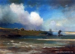 Vista del Volga cerca de Yurievts Vista del Volga cerca de Yurievts