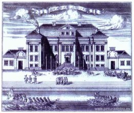 San Petersburgo. Vista del Palacio de Invierno de Pedro I. San Petersburgo. Vista del Palacio de Invierno de Pedro I.