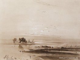 Principios de primavera. Inundación Principios de primavera. Inundación