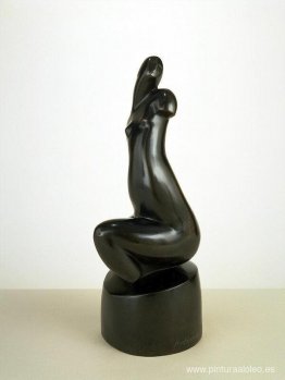 Desnudo femenino sentado (torso negro) Desnudo femenino sentado (torso negro)