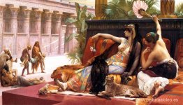 Cleopatra prueba venenos en los condenados a muerte Cleopatra prueba venenos en los condenados a muerte