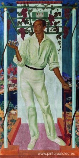 Retrato del artista mexicano Roberto Montenegro Retrato del artista mexicano Roberto Montenegro