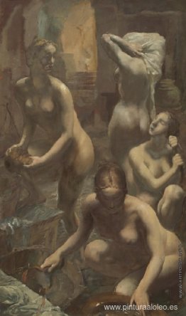 en la casa de baños en la casa de baños