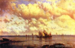 Veleros en la bahía Veleros en la bahía