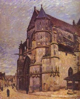 La iglesia de Moret, invierno La iglesia de Moret, invierno