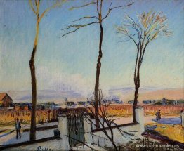 Efecto nieve en Moret Efecto nieve en Moret