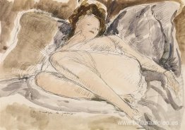 Desnudo en una cama Desnudo en una cama