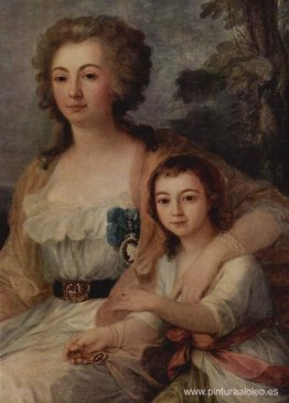 La condesa Anna Protassowa con su sobrina La condesa Anna Protassowa con su sobrina