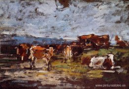 Vacas en un pasto Vacas en un pasto
