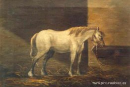 Caballo en el granero Caballo en el granero